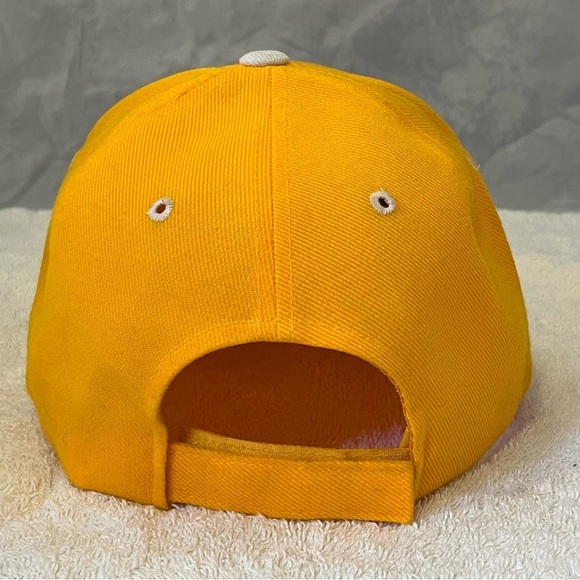 Yellow Adjustable "NYC" Cotton Baseball Cap - Picture 9 of 14